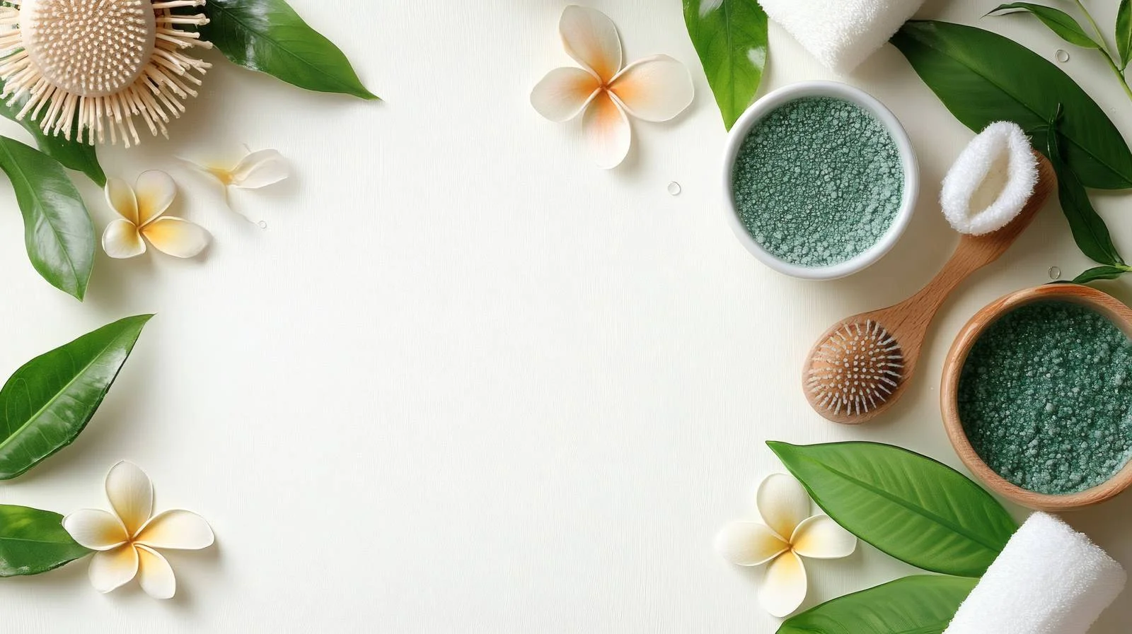 Luxurious Spa Skin Care Background on White — free download from Dotvec