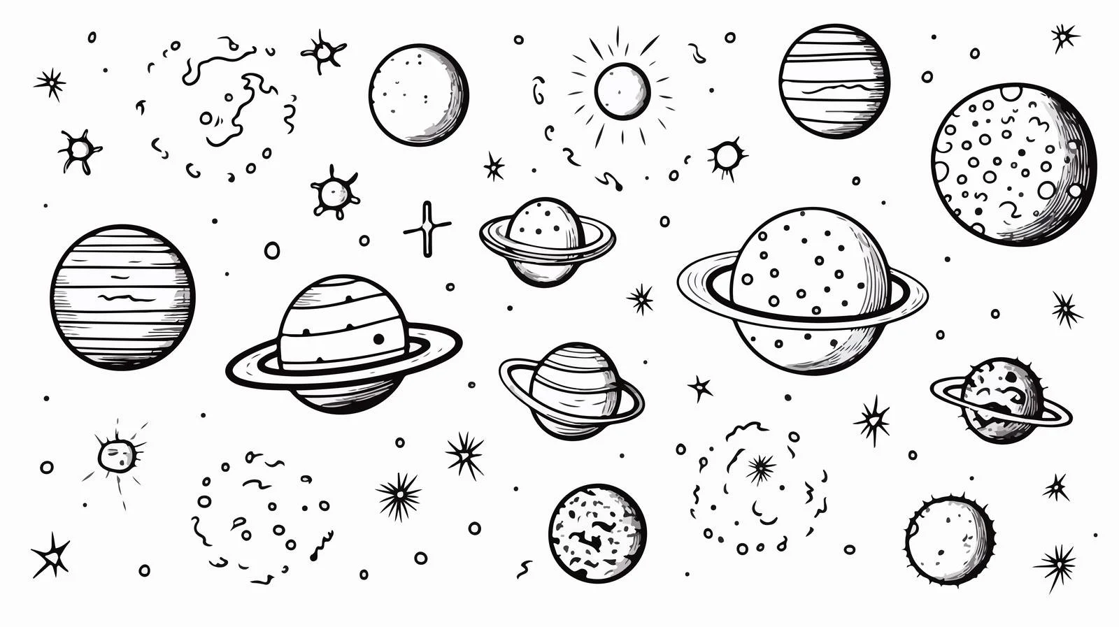 Cosmic Artwork with Space for Text — free download from Dotvec