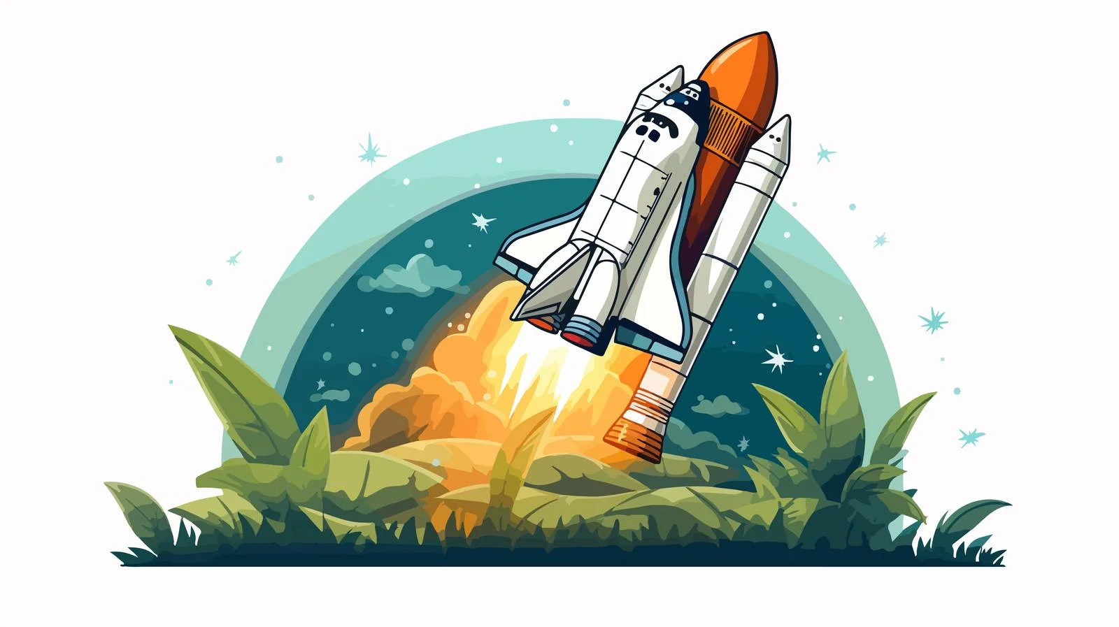 Interstellar Vessel Soaring Through Celestial Expanse — free download from Dotvec