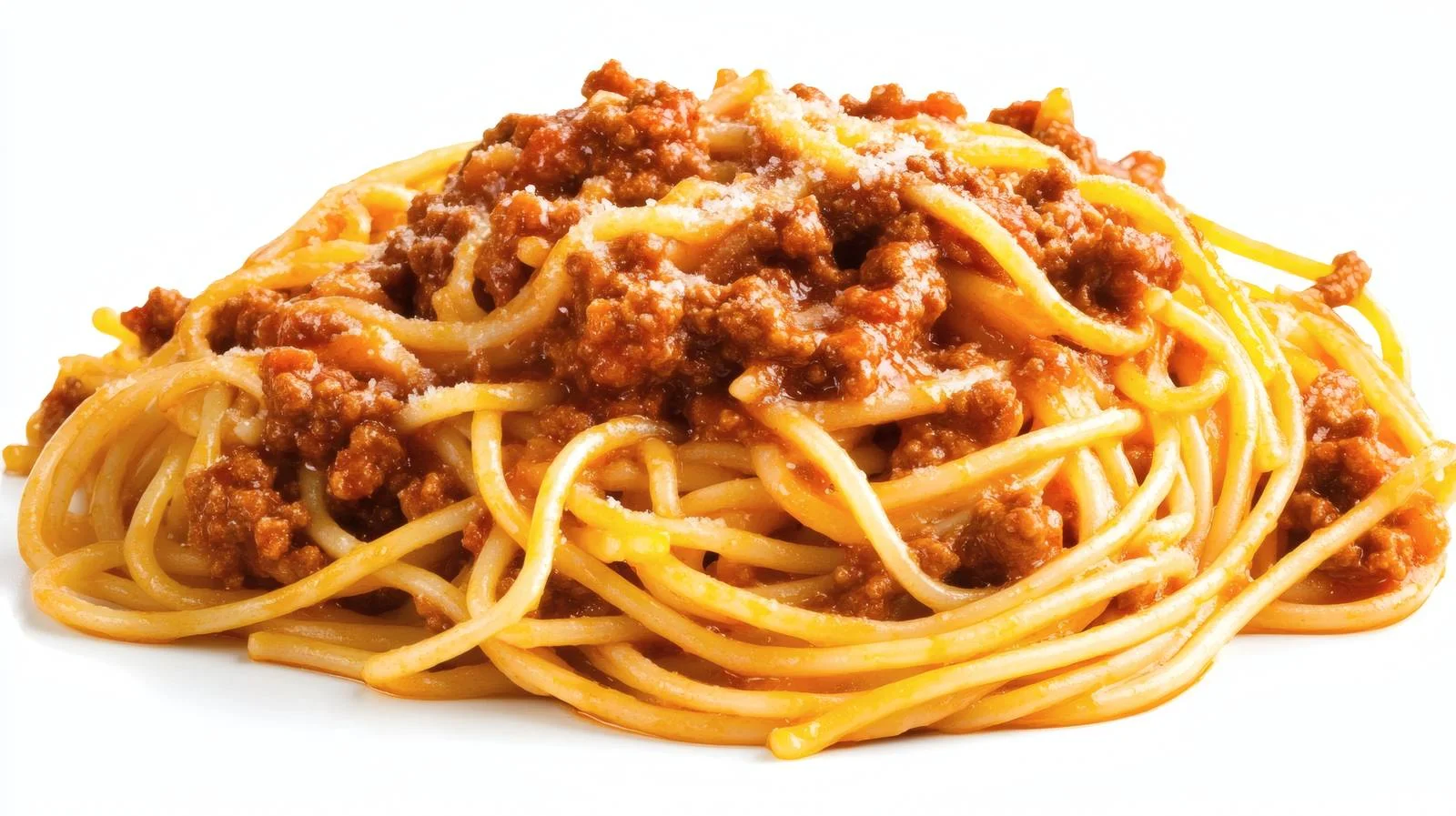 Traditional Spaghetti Bolognese Pasta White Background — free download from Dotvec