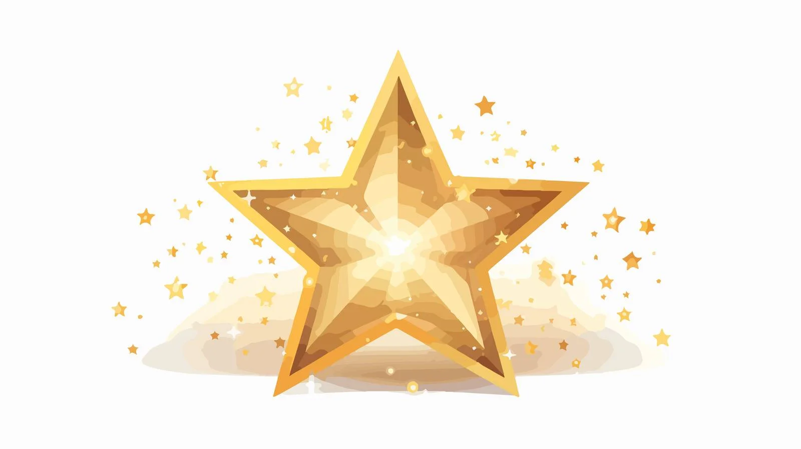 Shimmering Star and Glittering Elements — free download from Dotvec