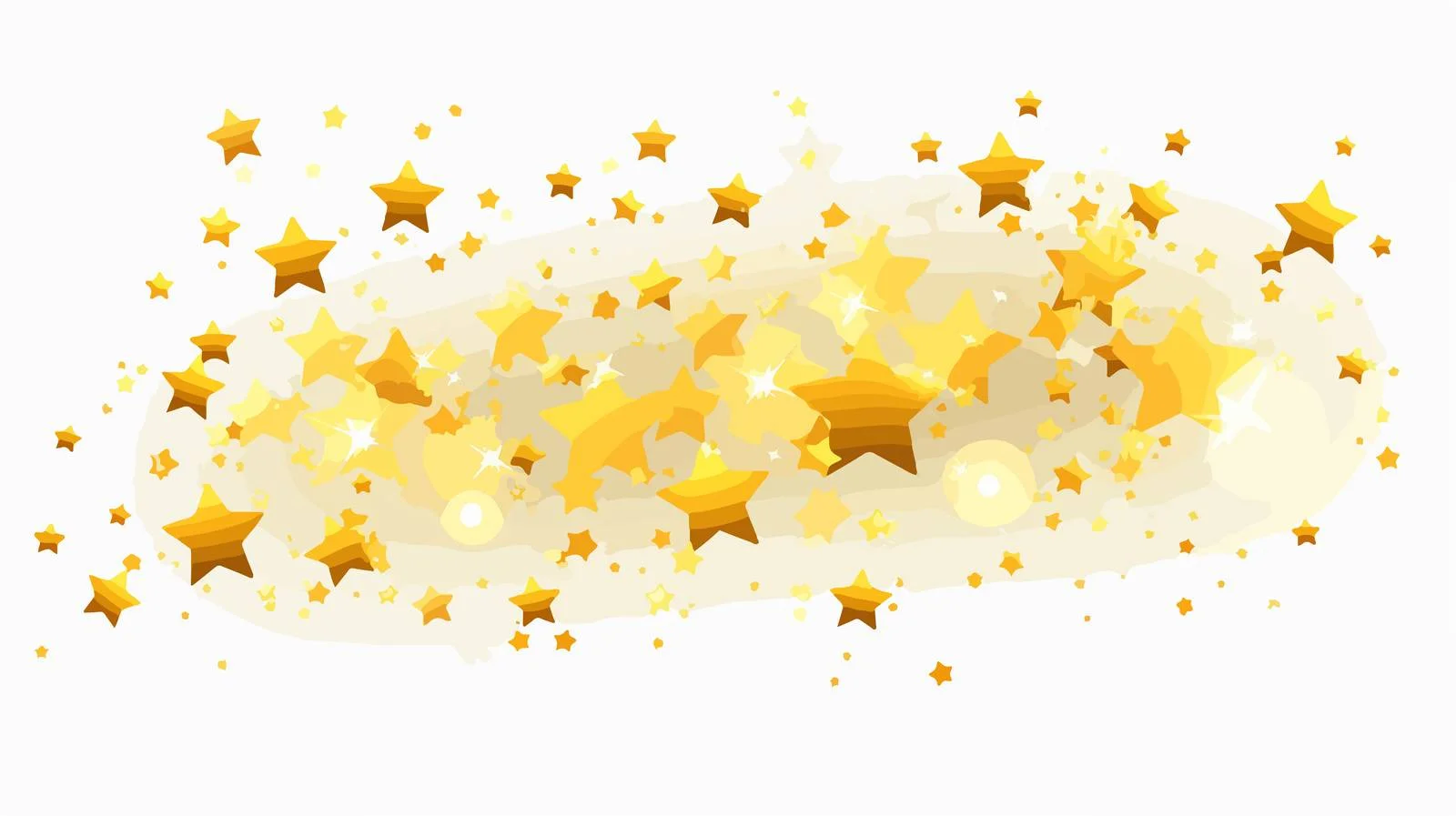 Glimmering Yellow Stars — free download from Dotvec
