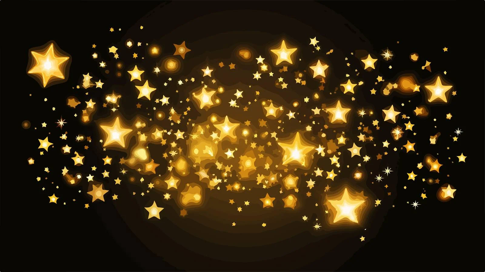 Radiant Yellow Stars Image — free download from Dotvec
