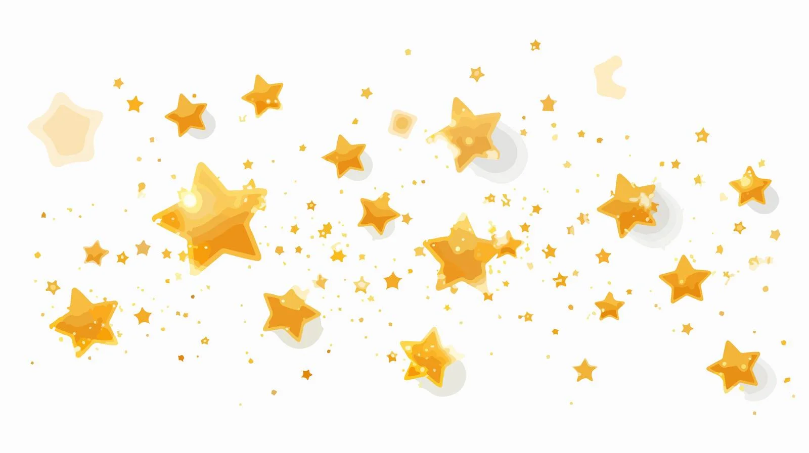 Shimmering Yellow Stars Image — free download from Dotvec