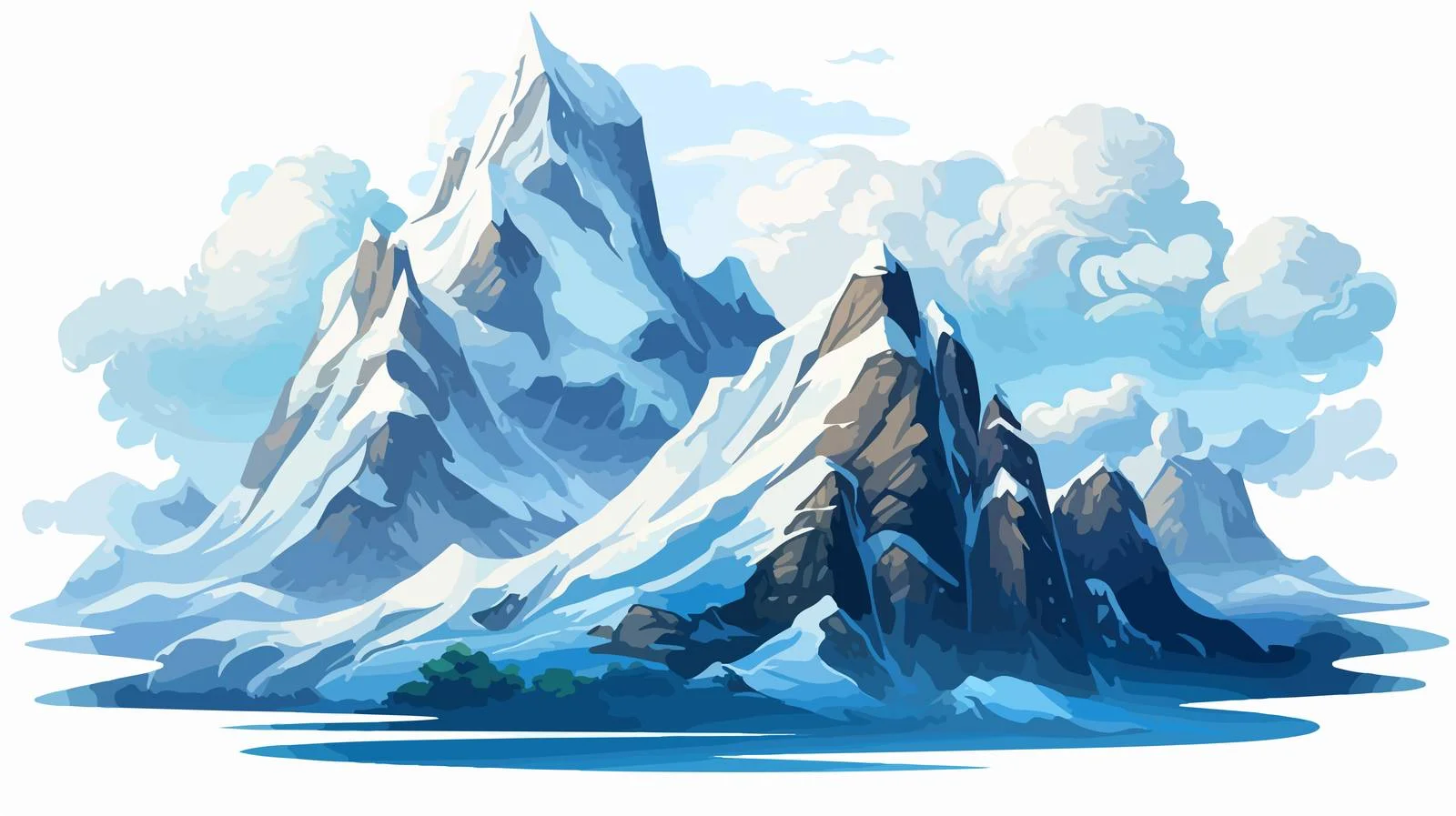 Majestic Mountain Ridges in Stunning Landscape — free download from Dotvec