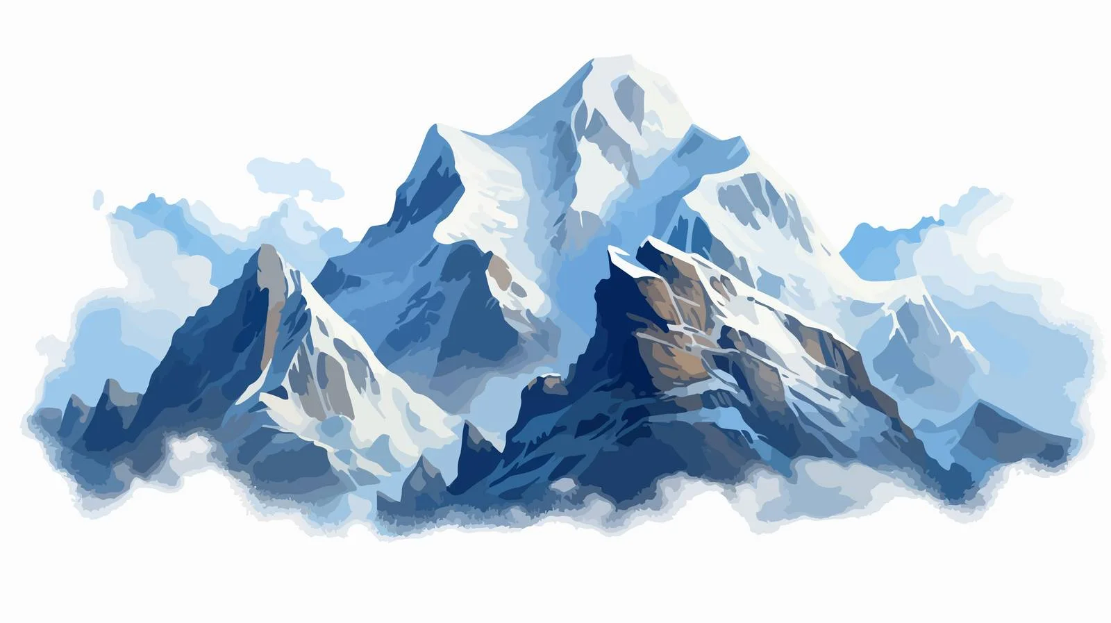 Majestic mountain peaks in a breathtaking landscape — free download from Dotvec