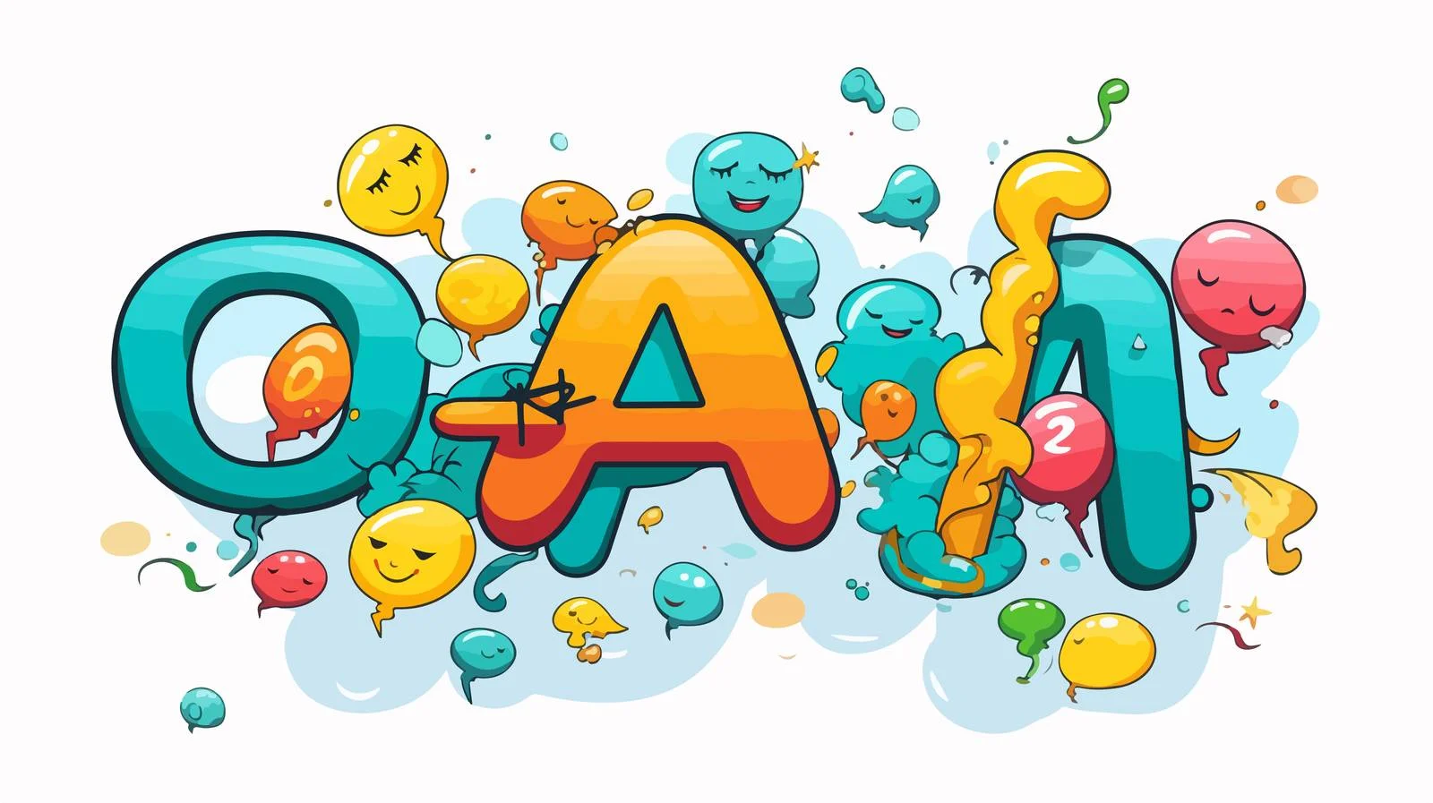 FAQ Speech Bubble Messages — free download from Dotvec