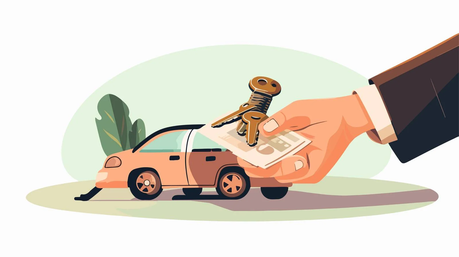 Financial Transactions: Car Purchase and Apartment Rental — free download from Dotvec