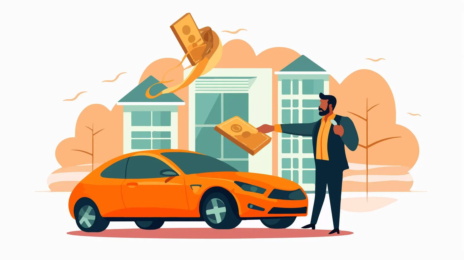 Finance Allocation for Car and Apartment — free download from Dotvec