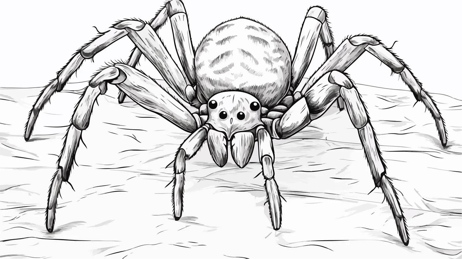 Hand-Drawn Spider Insect Sketch Illustration — free download from Dotvec