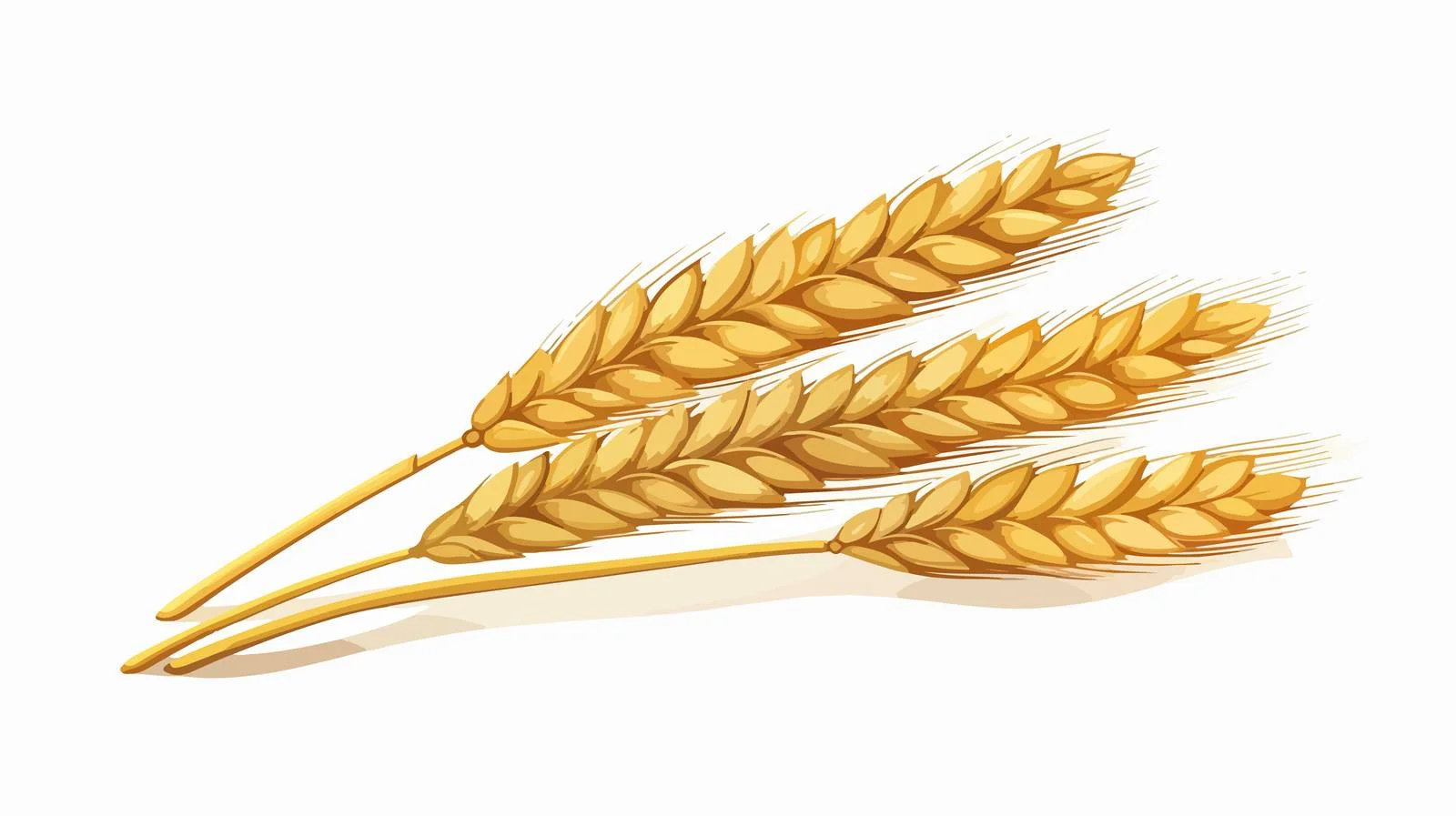 Spike of Wheat Isolated Cartoon — free download from Dotvec