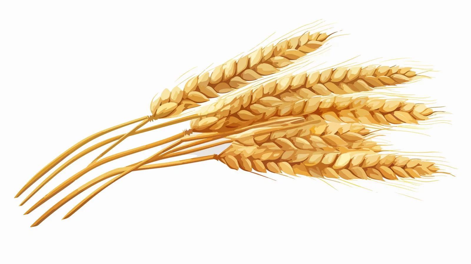 Spike of Wheat on White Background — free download from Dotvec