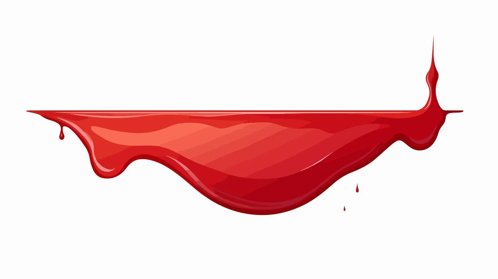 Red Sticky Liquid Spill — free download from Dotvec
