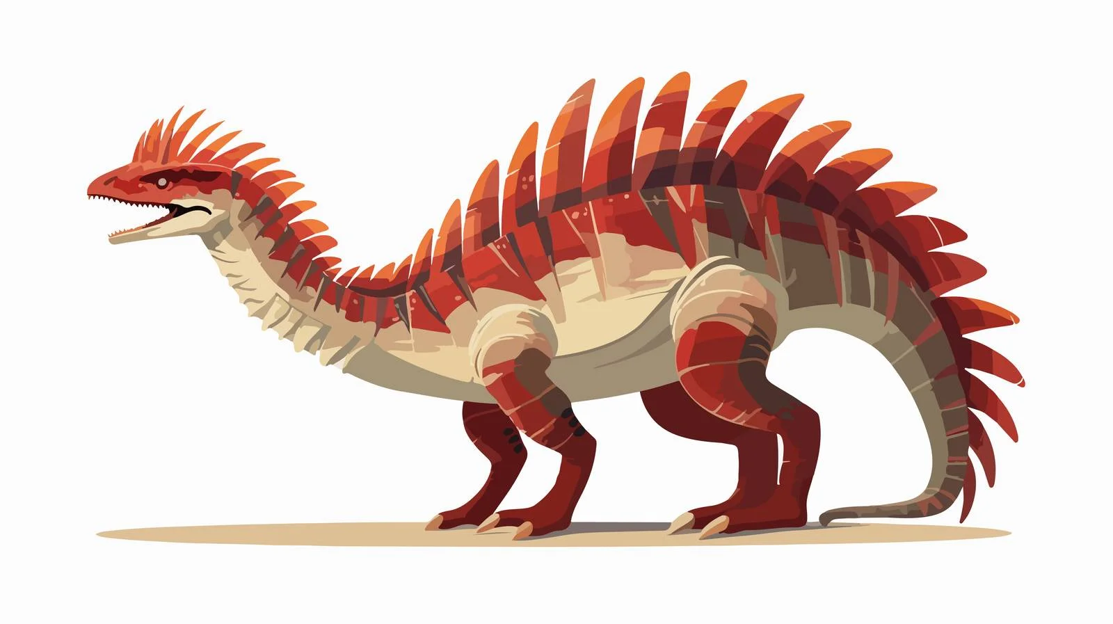 Majestic Spinosaurus in Prehistoric Landscape – free jurassic image from Dotvec