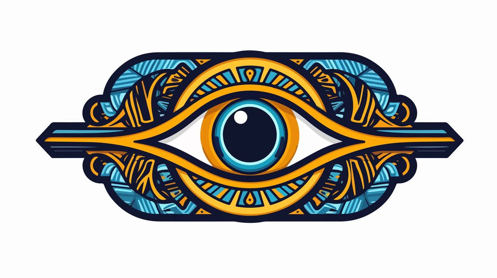 Sacred Eye of Ra: Mystical Ancient Symbol — free download from Dotvec