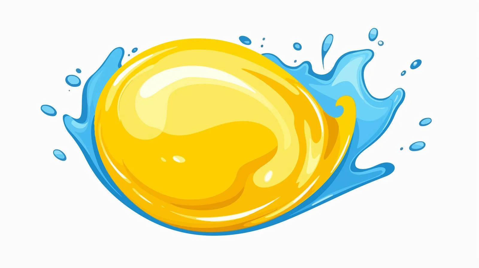 Cartoon Splash Icon Vector Illustration — free download from Dotvec