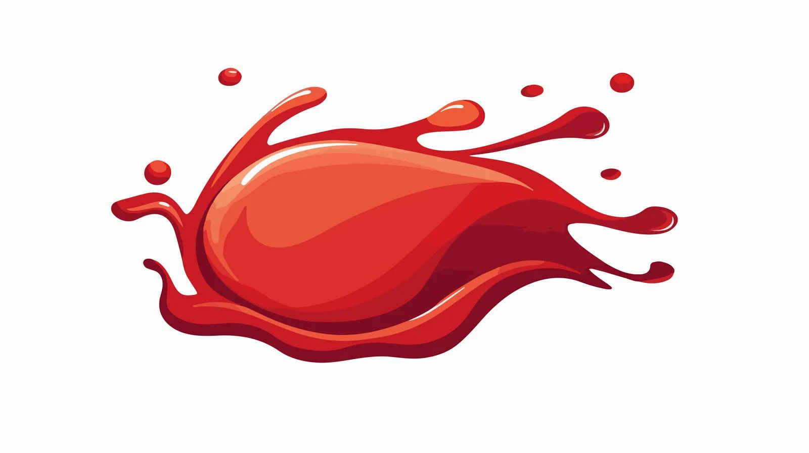 Simple Cartoon Splash Icon Vector — free download from Dotvec