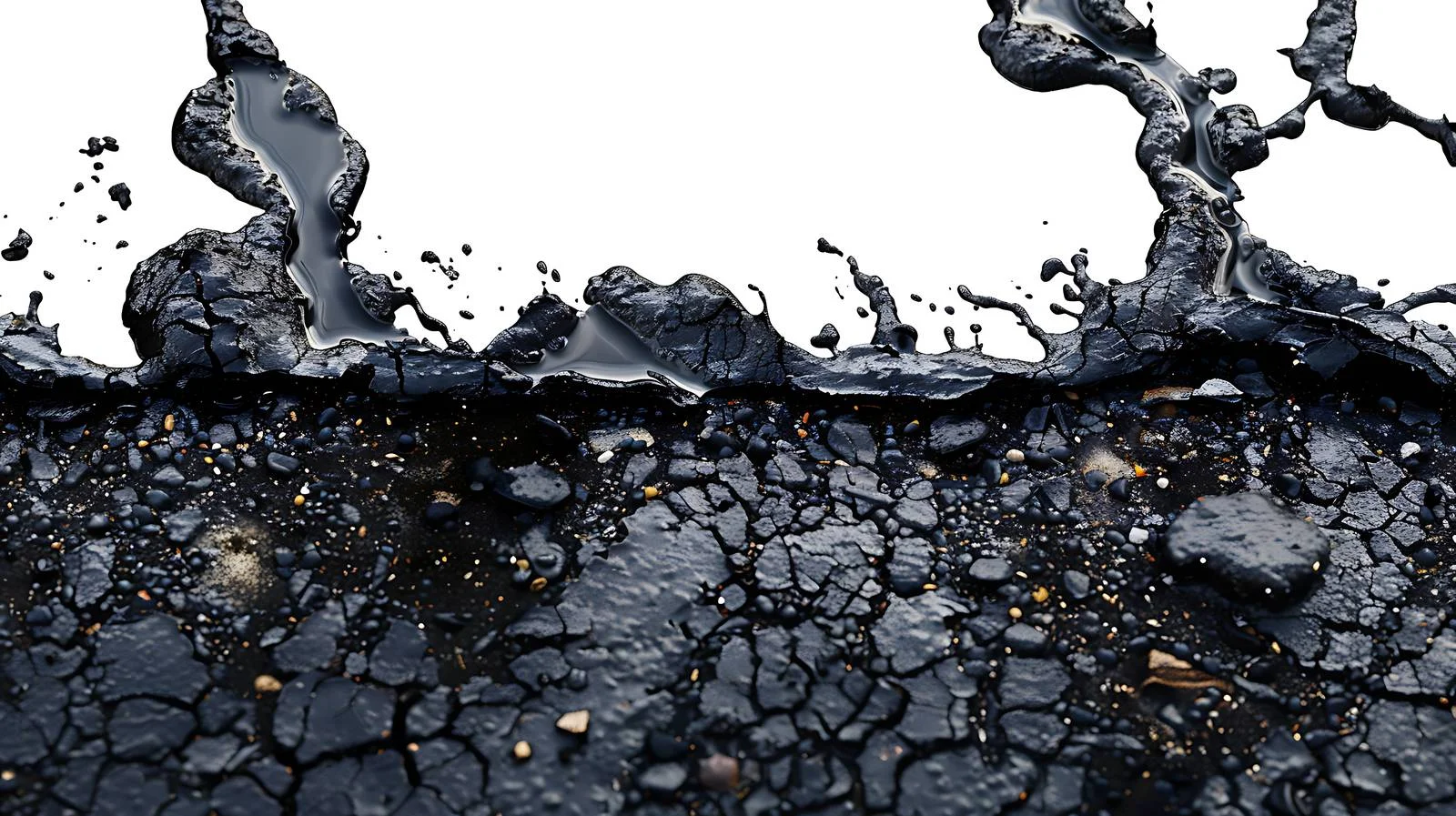 Grease Stains Creating Asphalt Road Pattern — free download from Dotvec