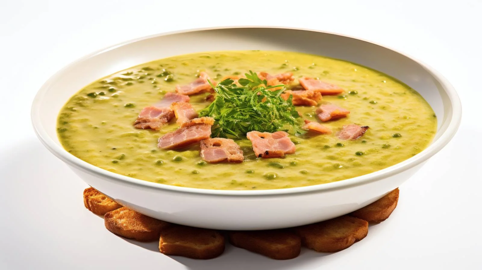 Delicious Split Pea Soup with Ham — free download from Dotvec