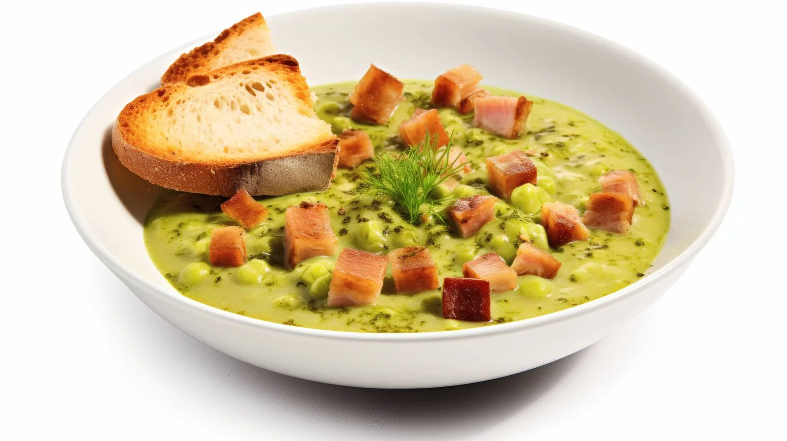 Savory Split Pea Soup with Smoked Ham — free download from Dotvec