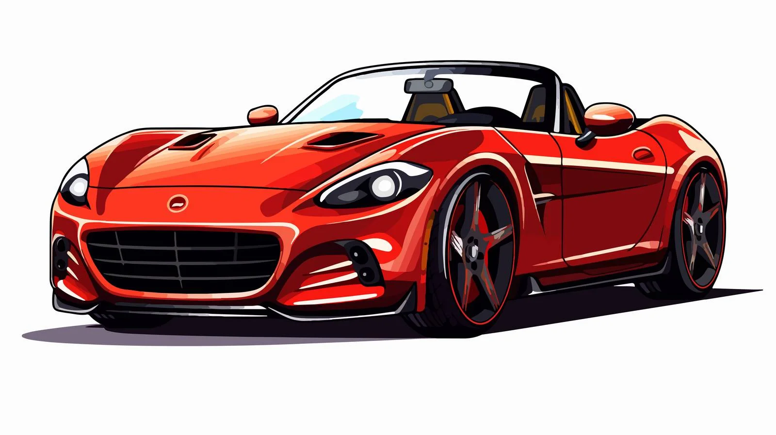 Sleek Sports Car Vector Illustration — free download from Dotvec