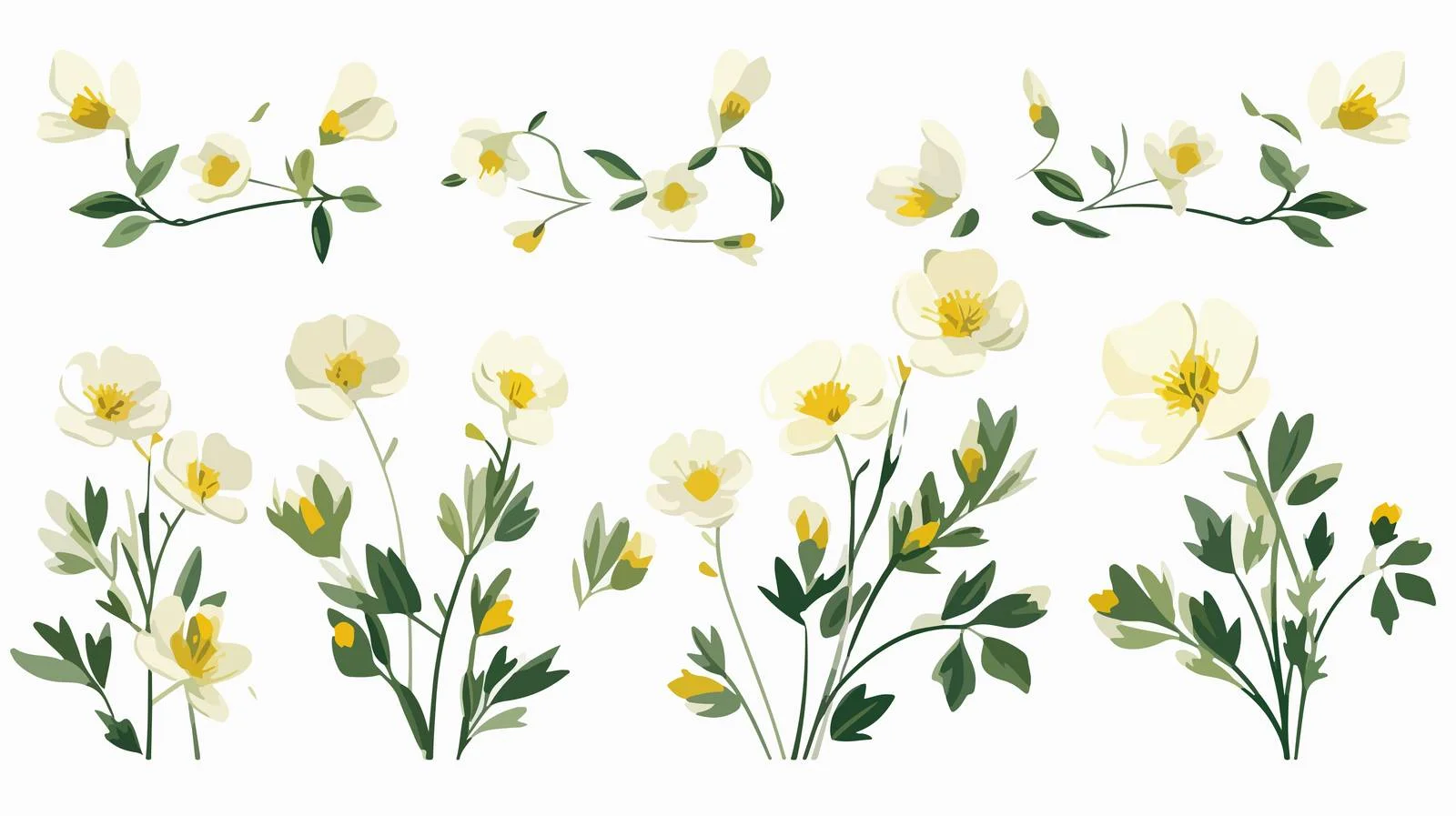 Elegant Spring Flowering Branch in Blossom — free download from Dotvec