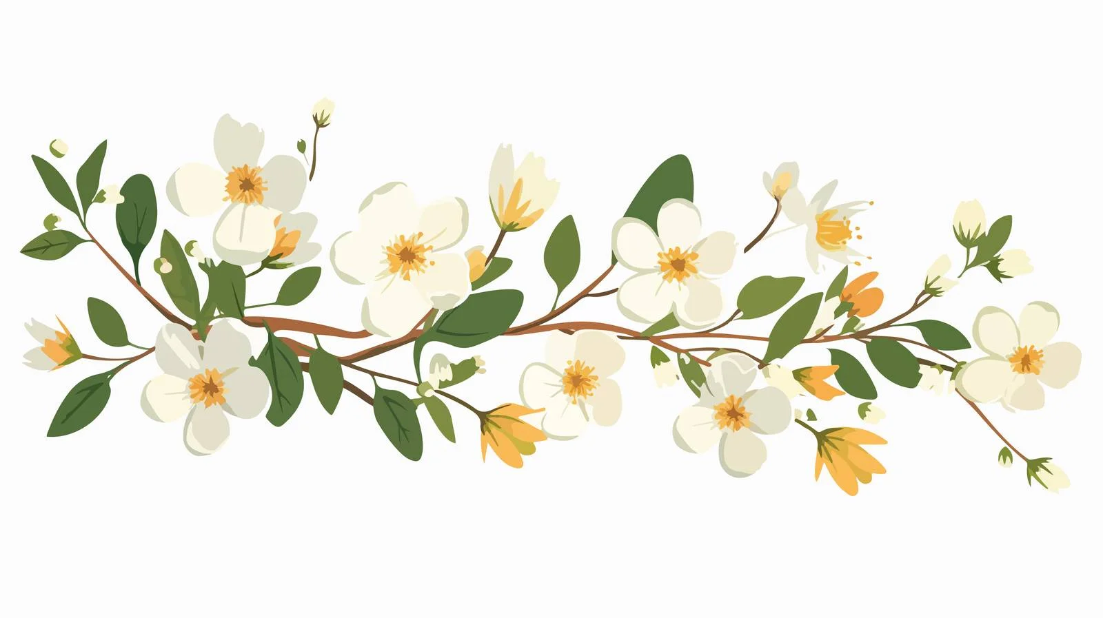 Elegant Spring Wildflower Stem in Bloom — free download from Dotvec
