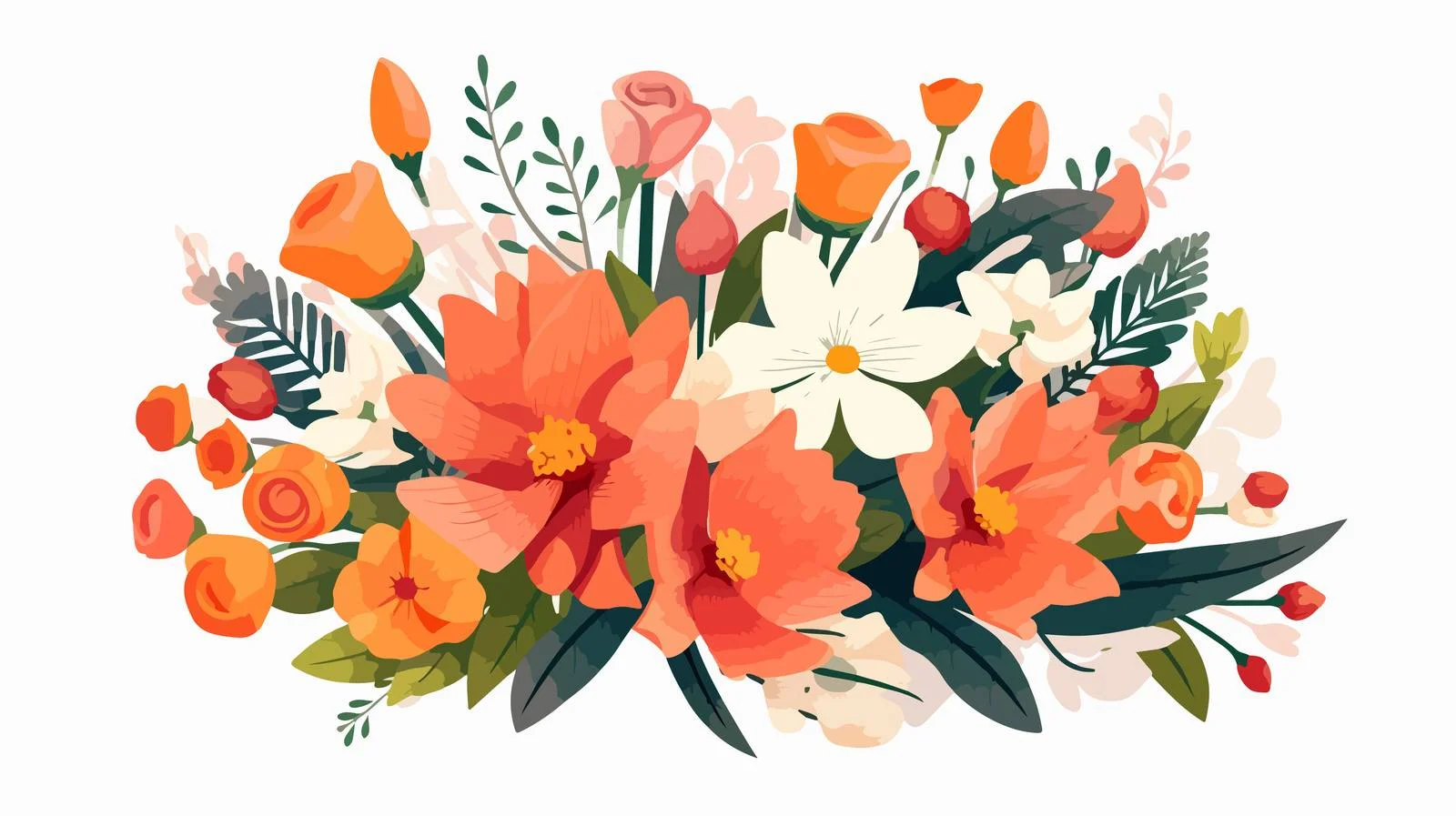 Vibrant Spring Flower Arrangement Blooms – free loom image from Dotvec