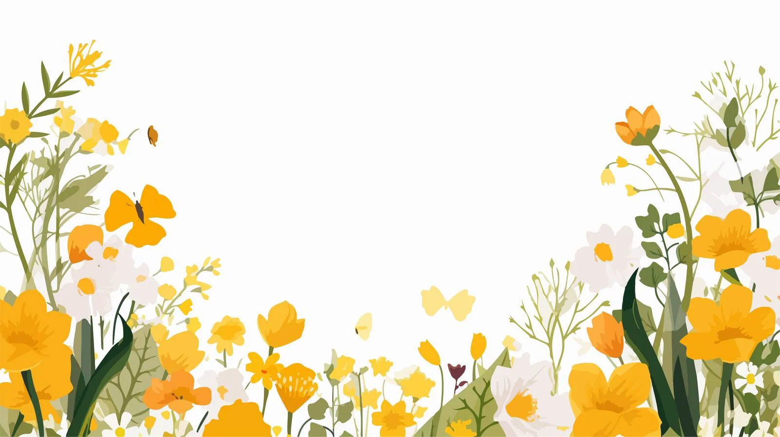 Elegant Floral Frame for Spring Blooms — free download from Dotvec