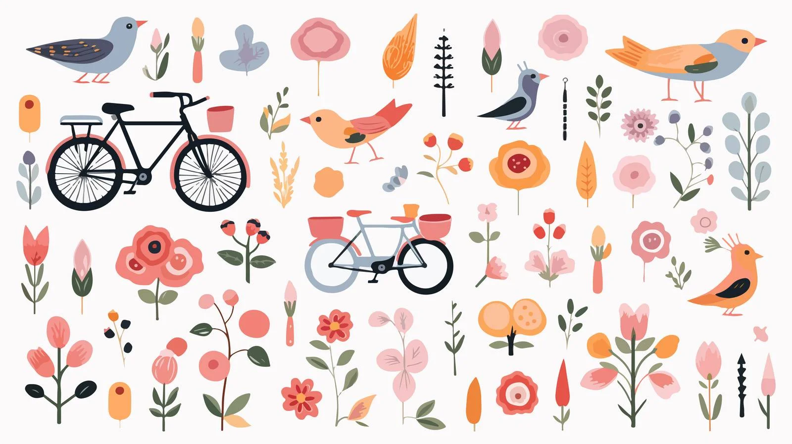 Adorable Spring Animals and Birds Compilation — free download from Dotvec