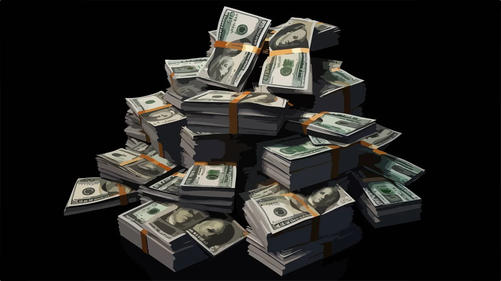 Wealth Stack Illustration — free download from Dotvec