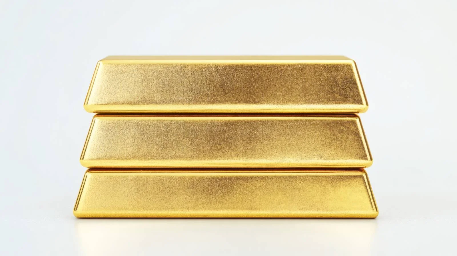 Stacked Gold Bars on White Background — free download from Dotvec