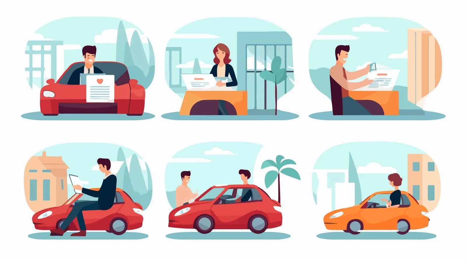 Progression of learning at driving school: Part 3 — free download from Dotvec