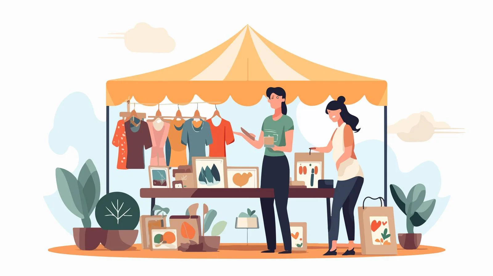 Exquisite Handmade Jewelry Display at Stall — free download from Dotvec