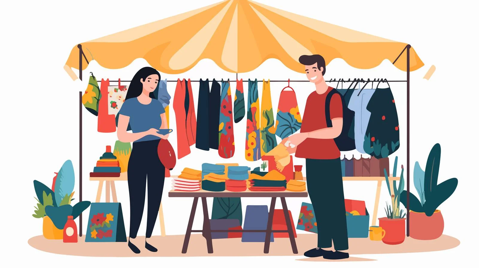 Elegant Handmade Jewelry Display at Stall — free download from Dotvec