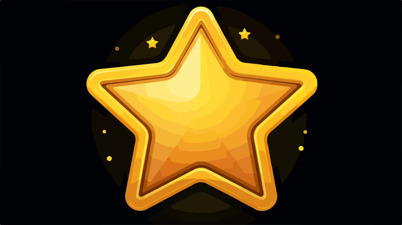 Sparkling Star Vector Cartoon Illustration — free download from Dotvec