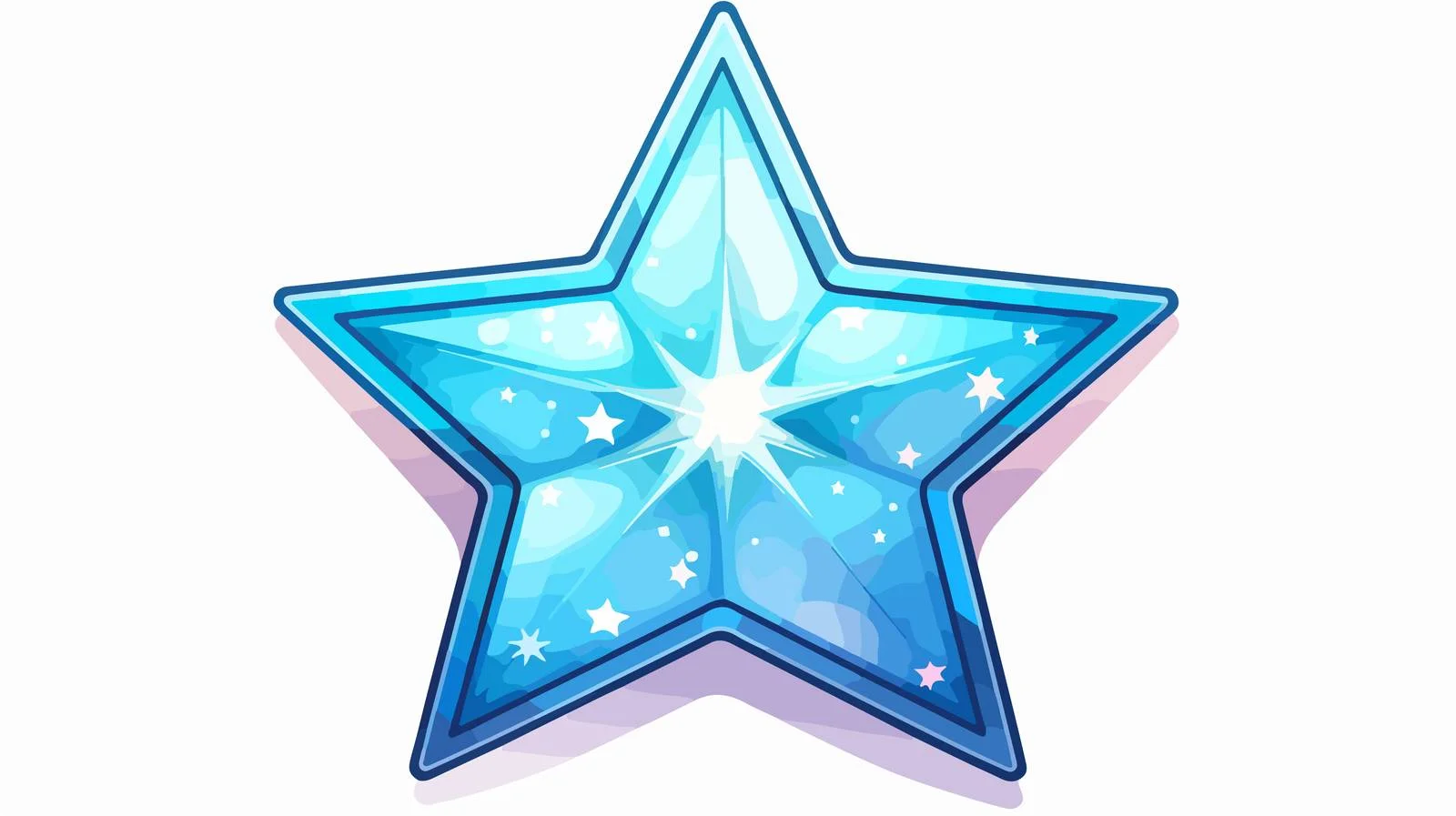 Sparkling Star Vector Icon Illustration — free download from Dotvec