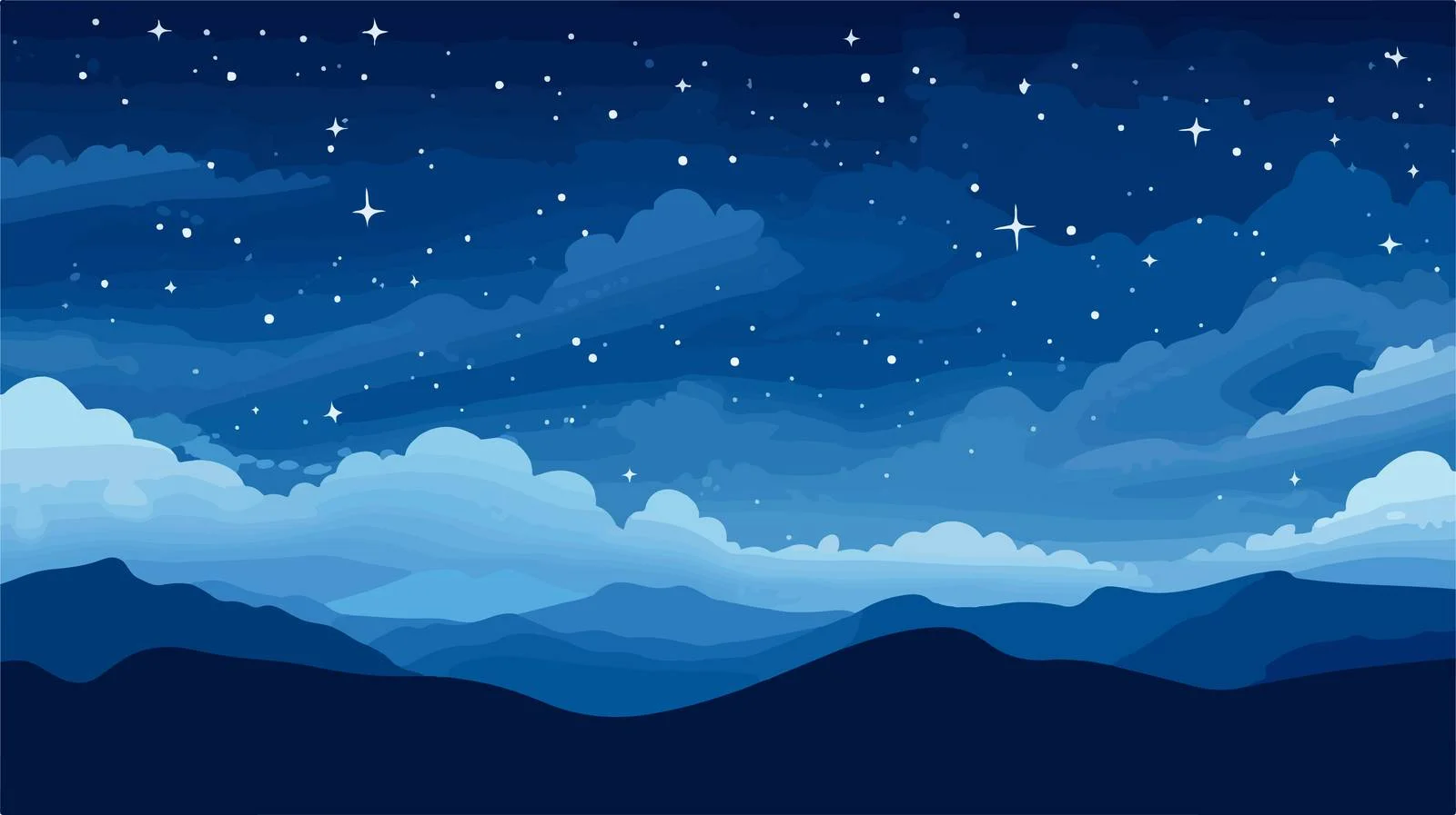 Enchanting Night Sky with Countless Constellations — free download from Dotvec