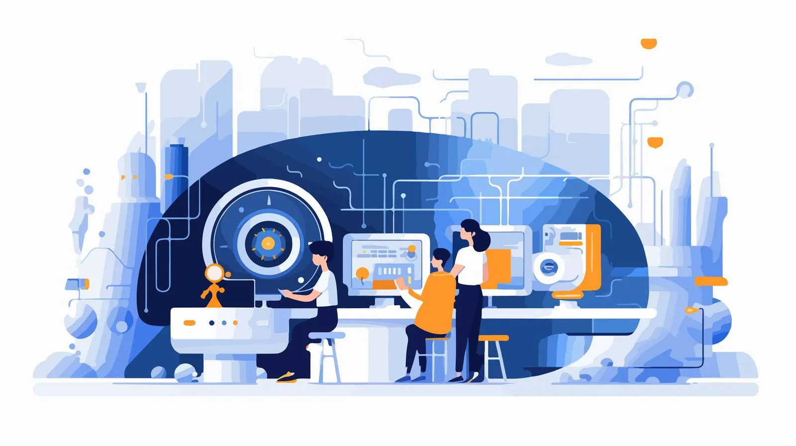 Futuristic Starship in Interstellar Space — free download from Dotvec