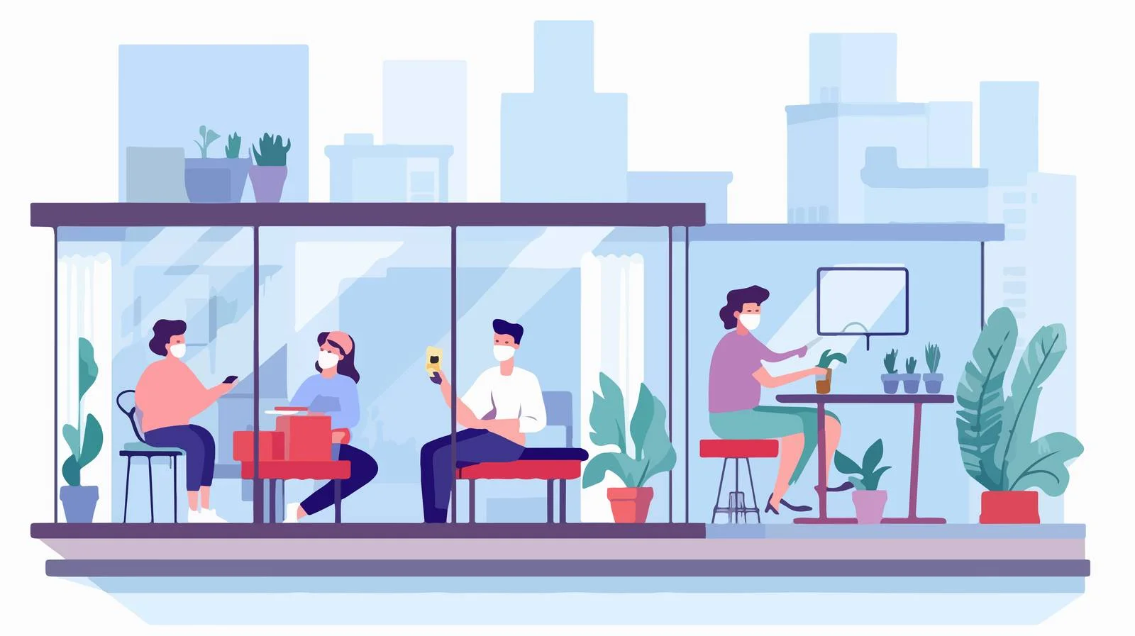 Promoting Stay-at-Home Amid Coronavirus Isolation — free download from Dotvec