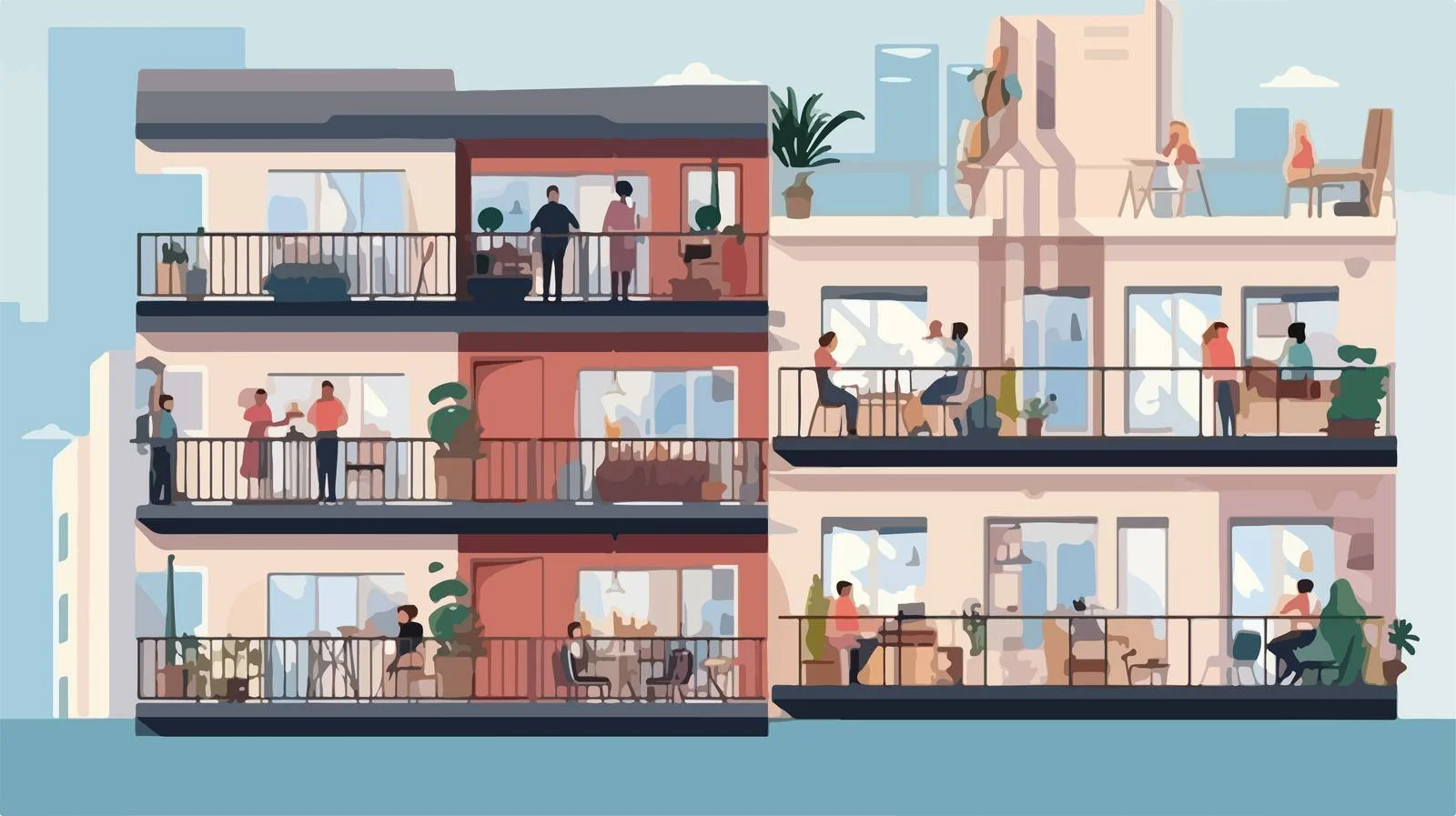 Promote Stay-at-Home Isolation with Banner — free download from Dotvec