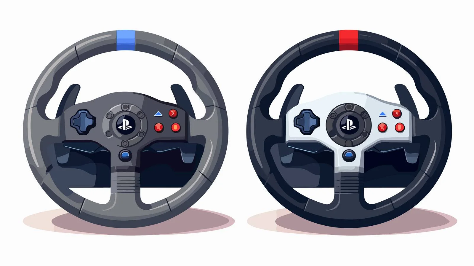 Interactive Steering Wheel for Racing Video Game — free download from Dotvec
