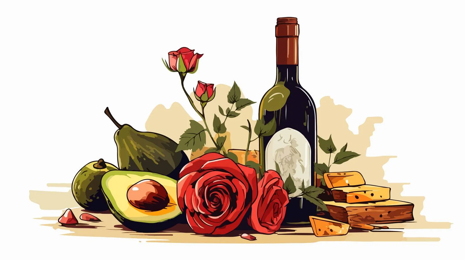 Elegant Wine and Picnic Spread — free download from Dotvec