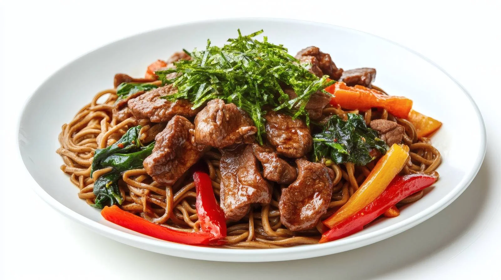 Delicious Stir-Fried Soba Beef — free download from Dotvec
