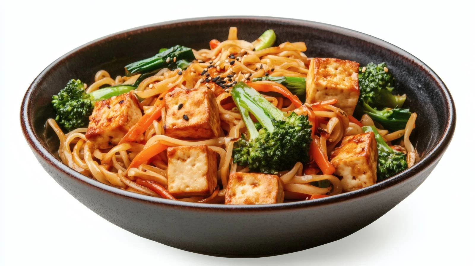 Exquisite Vegetarian Stir-Fry Dish Presentation — free download from Dotvec
