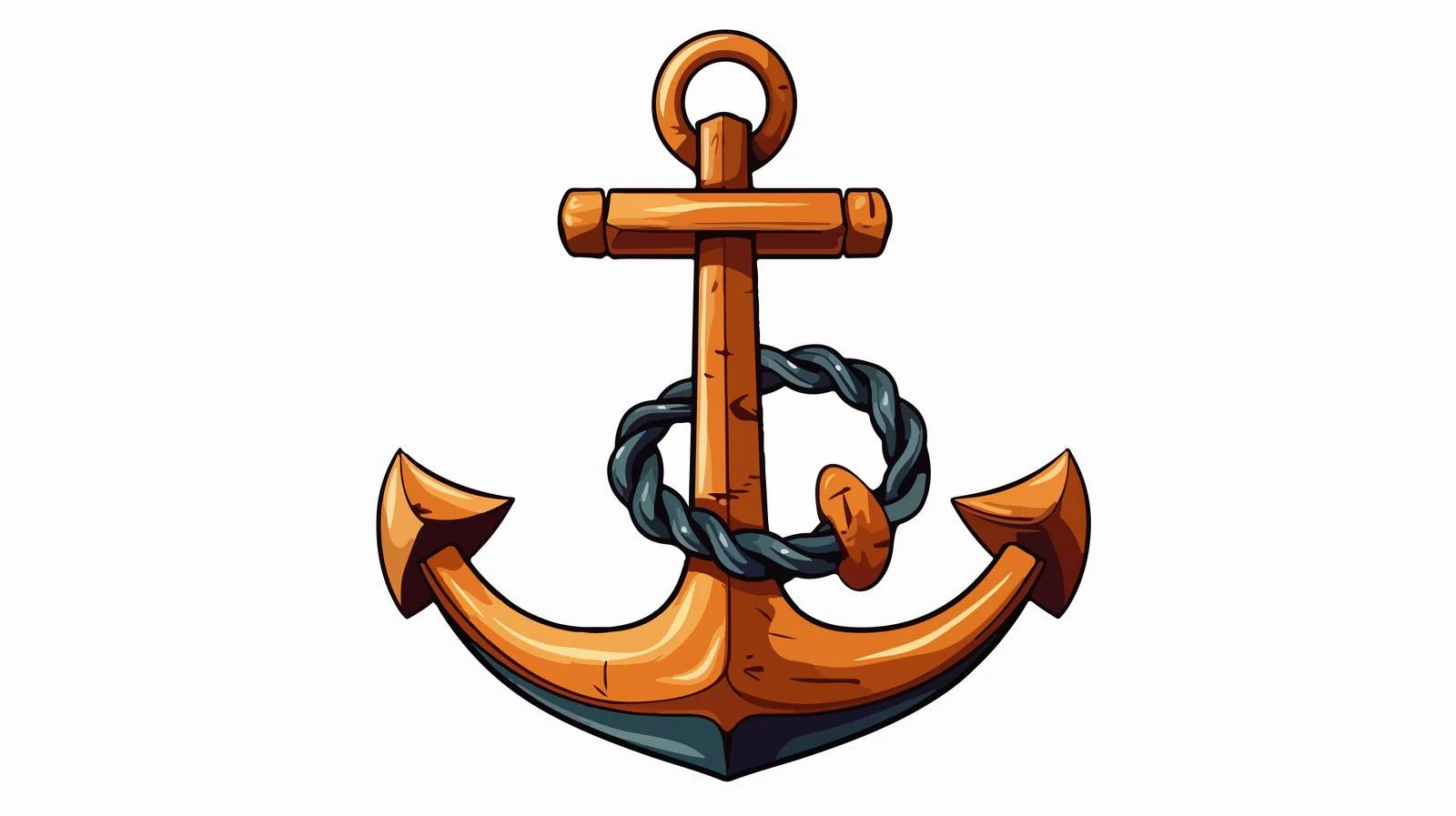 Marine Anchor Vector Illustration for Naval Vessels — free download from Dotvec