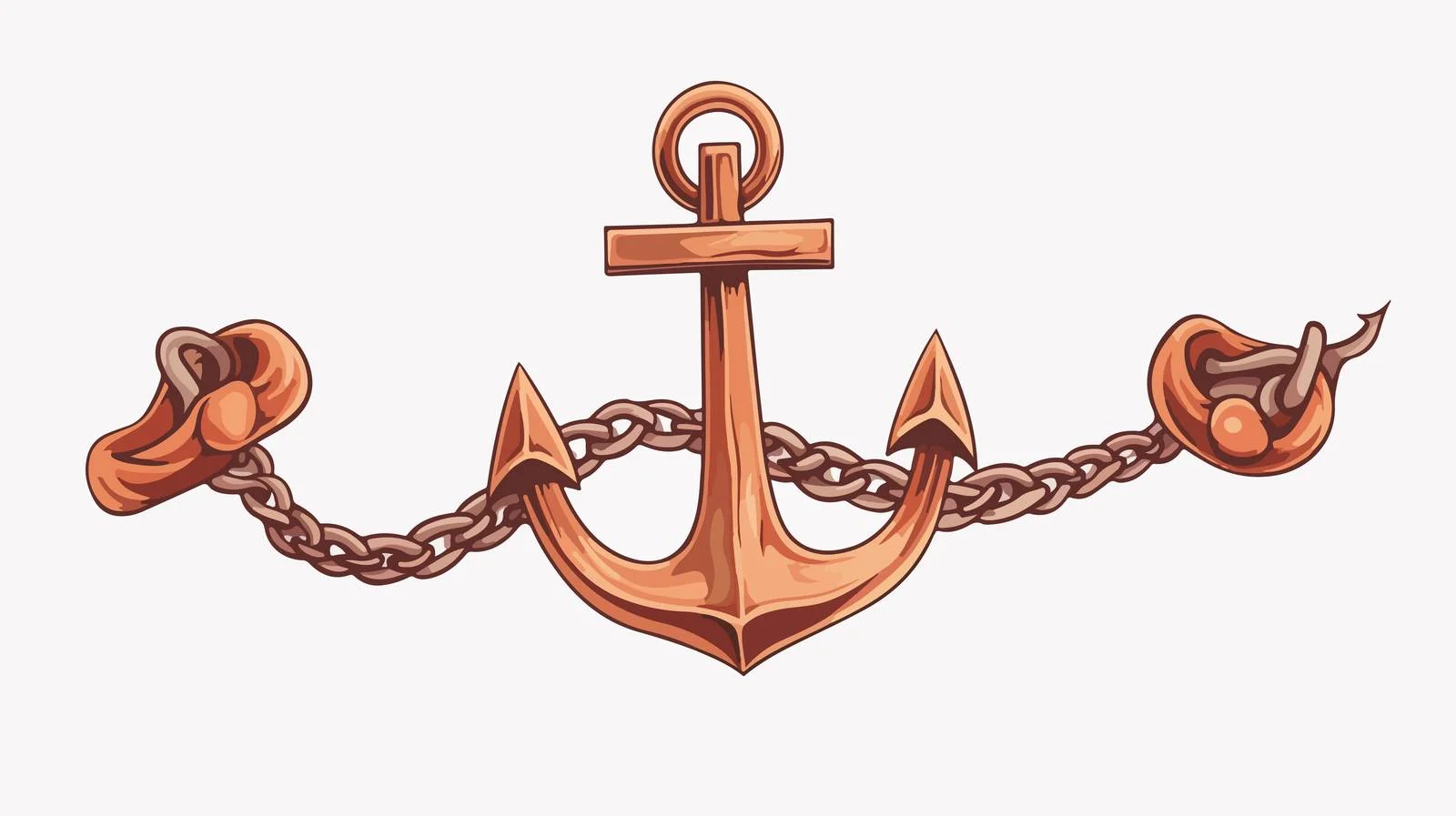 Naval Ship With Stockless Sea Anchor — free download from Dotvec