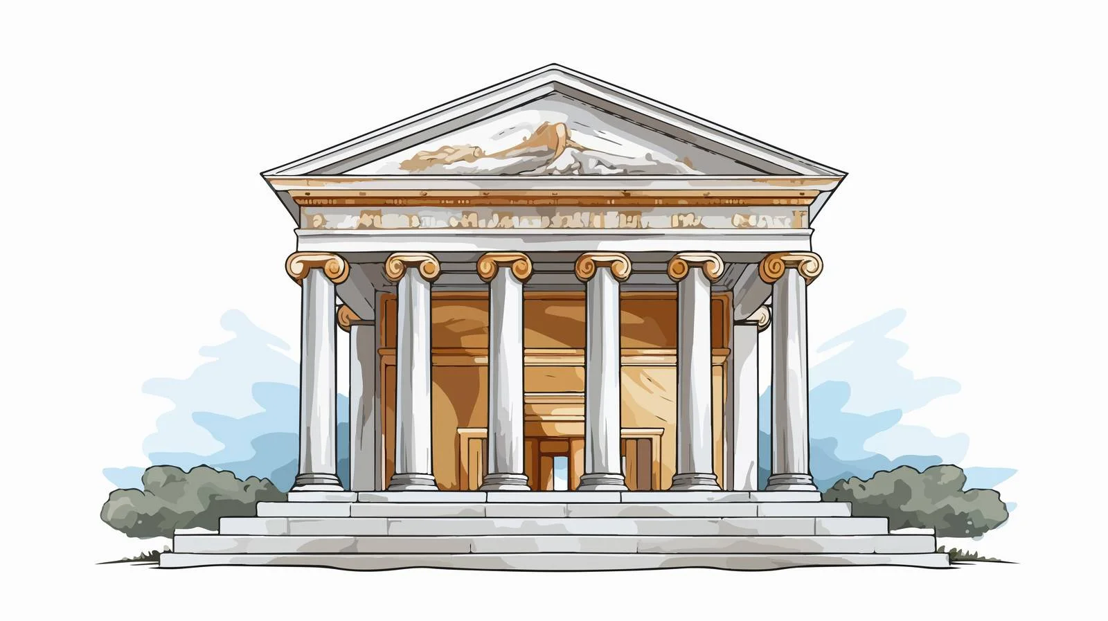 Ancient Mausoleum in Halicarnassus — free download from Dotvec