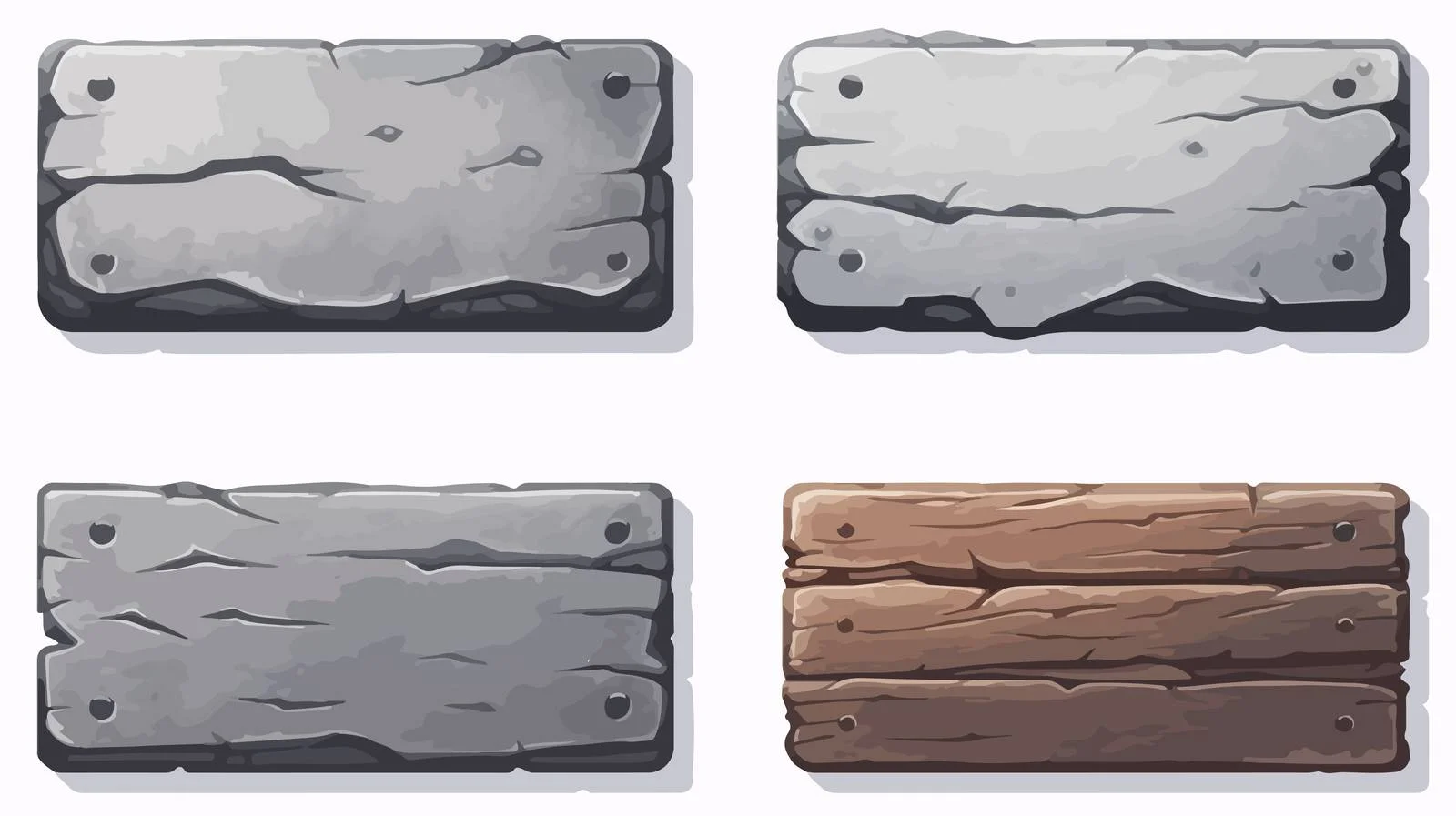 Stone Panel Metal GUI Design Background — free download from Dotvec