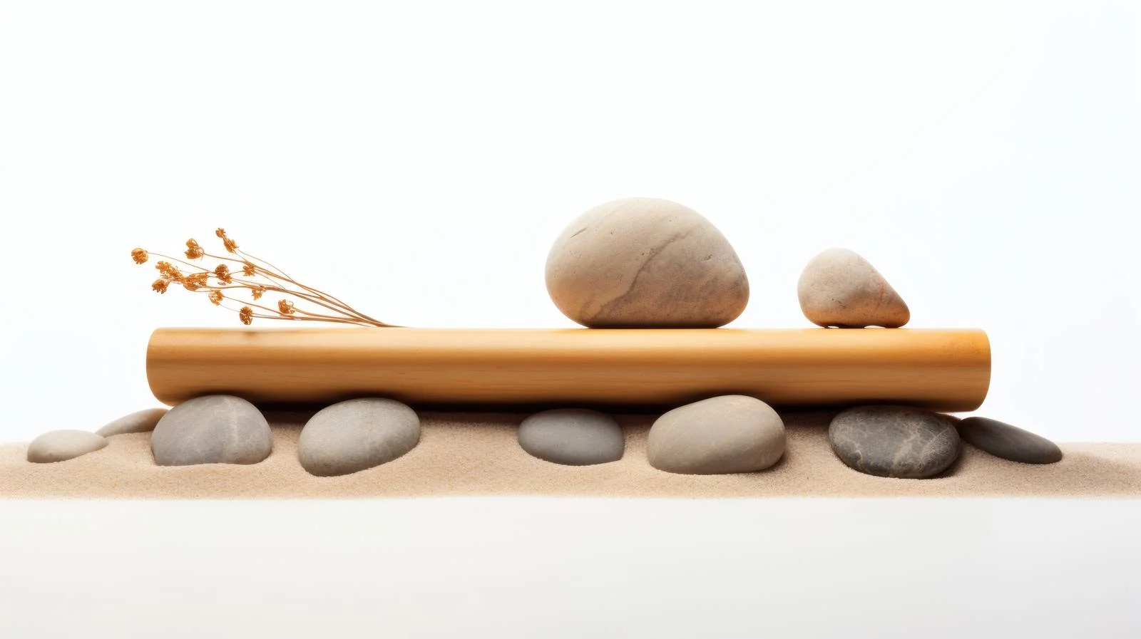 Rock Podium with Sand and Pebbles – free pebbles image from Dotvec